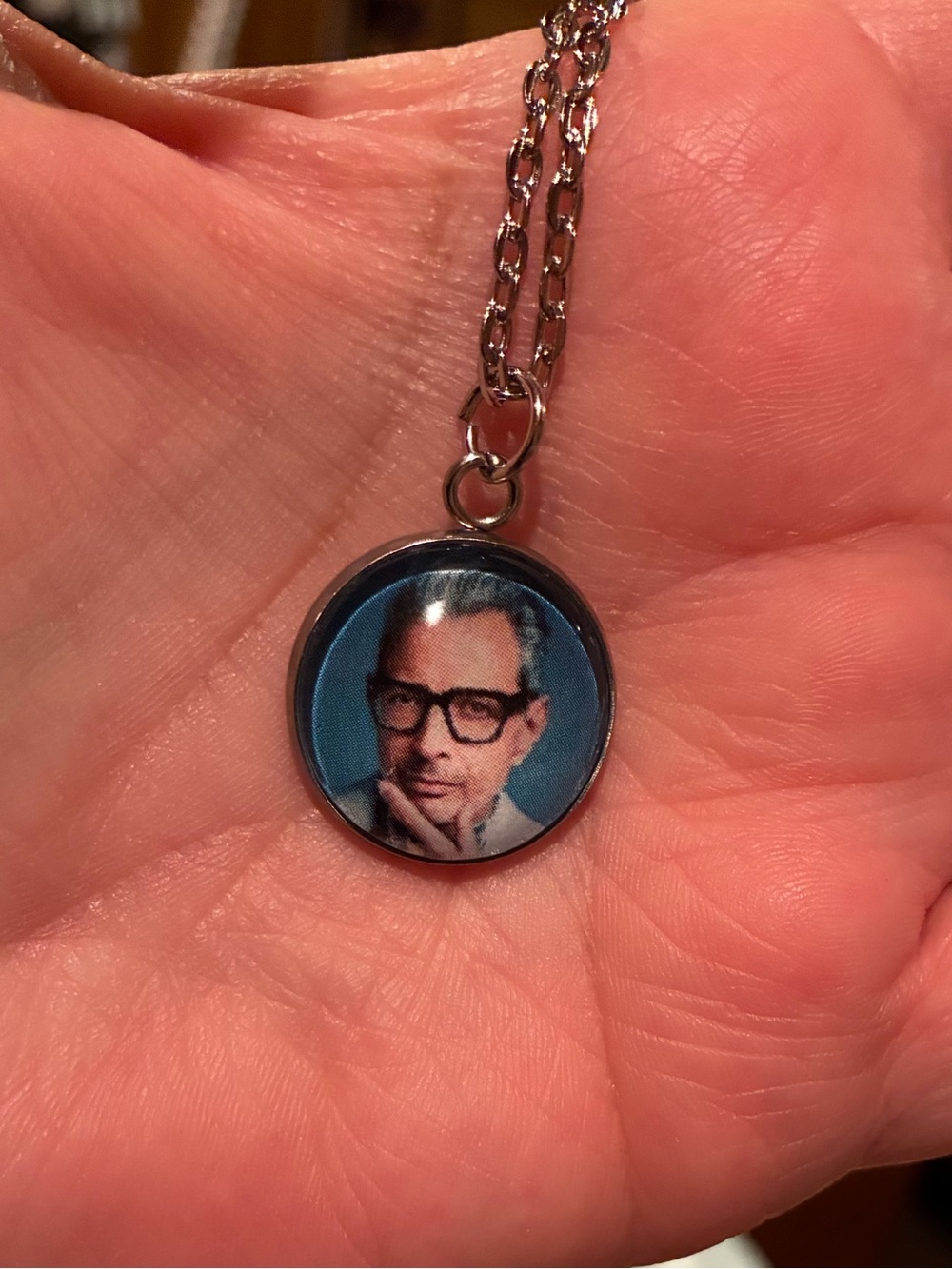 Jeff Goldblum Charm Necklace